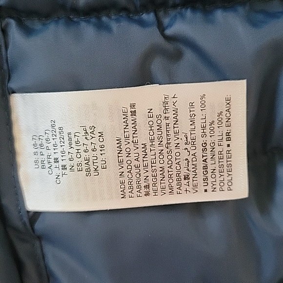 Amazon Essentials Boy's  Lightweight Puffer Jacket Size 6-7 - Picture 7 of 13